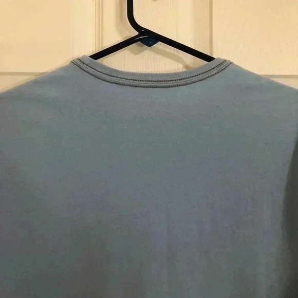 Banana Republic Blue T-Shirt Front Pocket Medium - Picture 15 of 16